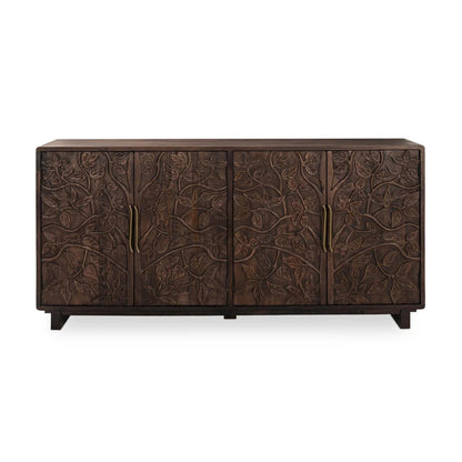 Athens 78" 4 Door Sideboard - Kona Brown