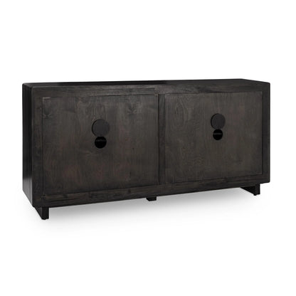 Athens 78" 4 Door Sideboard - Black