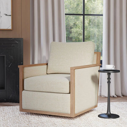 Sofia 29" Accent Swivel Chair - Natural