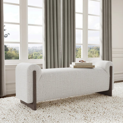 Linnea 60" Upholstered Bench - Sand