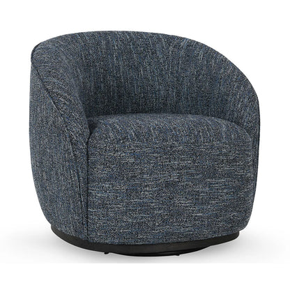 Cayson 34" Swivel Chair - Blue
