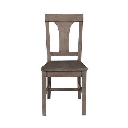 Modesto Reclaimed Pine Dining Chair - Charcoal Wash