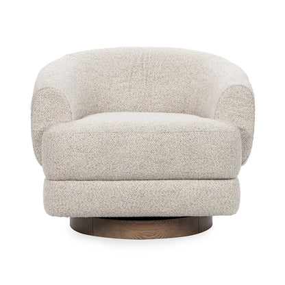 Journey 37" Swivel Accent Chair - Dusty Beige
