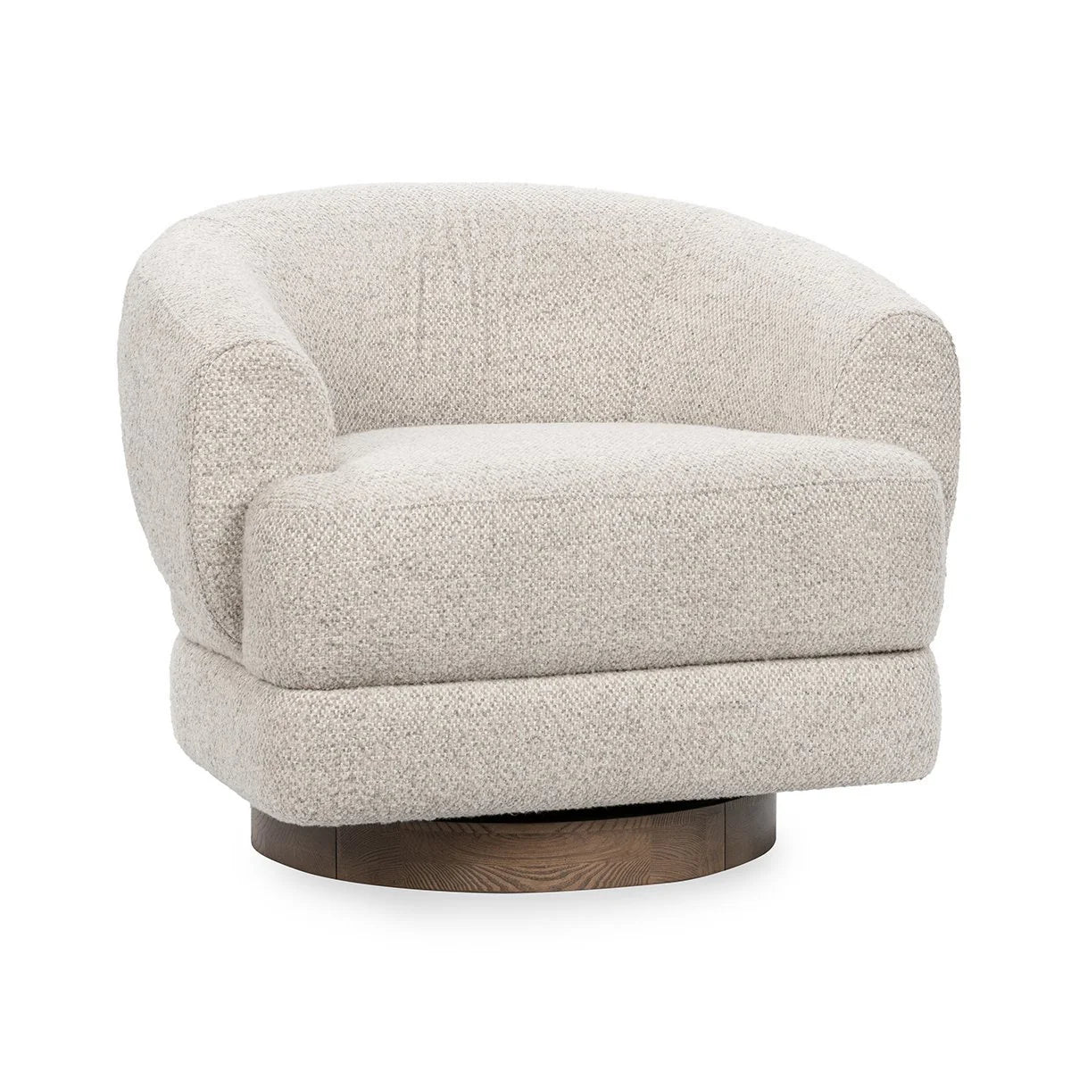 Journey 37" Swivel Accent Chair - Dusty Beige