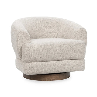 Journey 37" Swivel Accent Chair - Dusty Beige