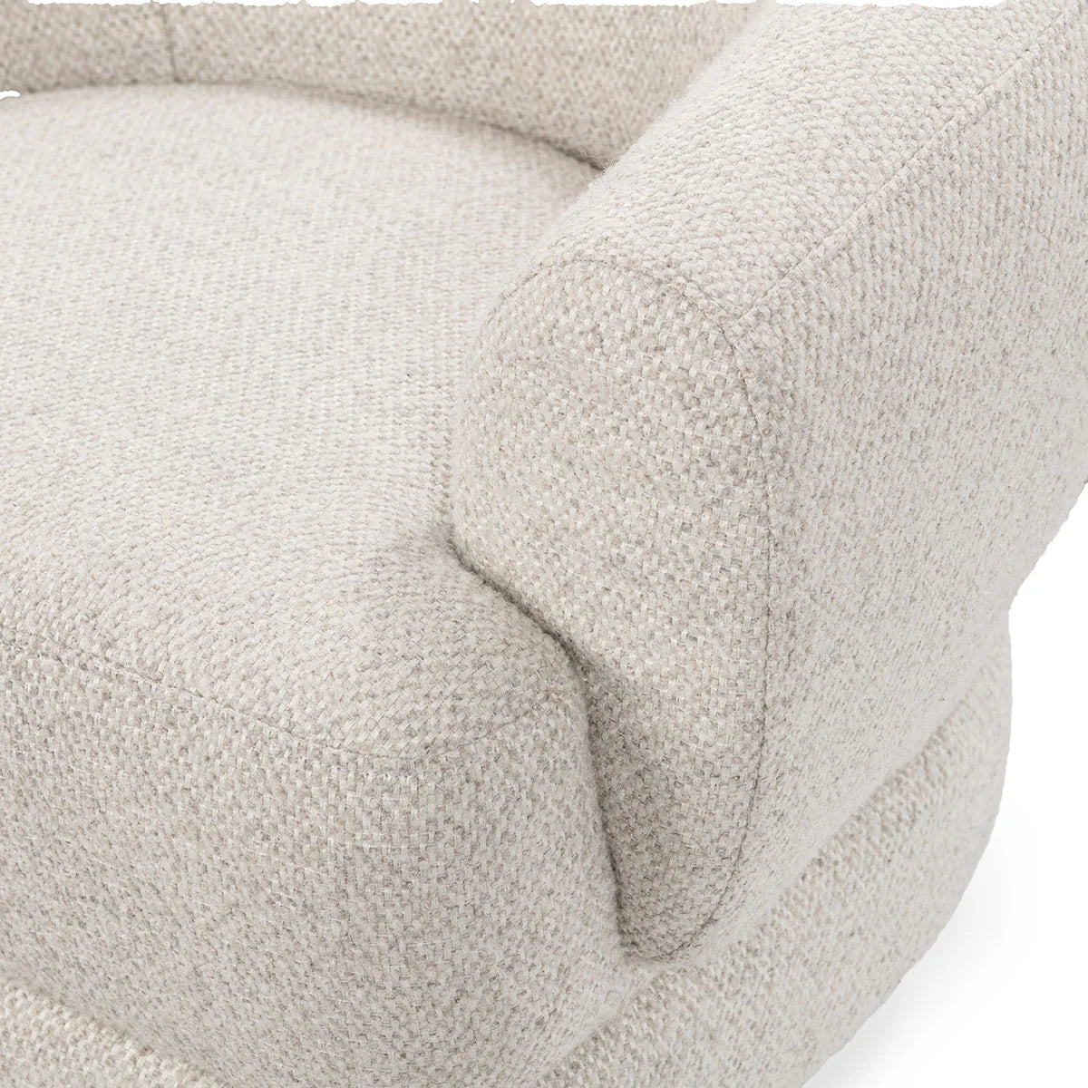 Journey 37" Swivel Accent Chair - Dusty Beige