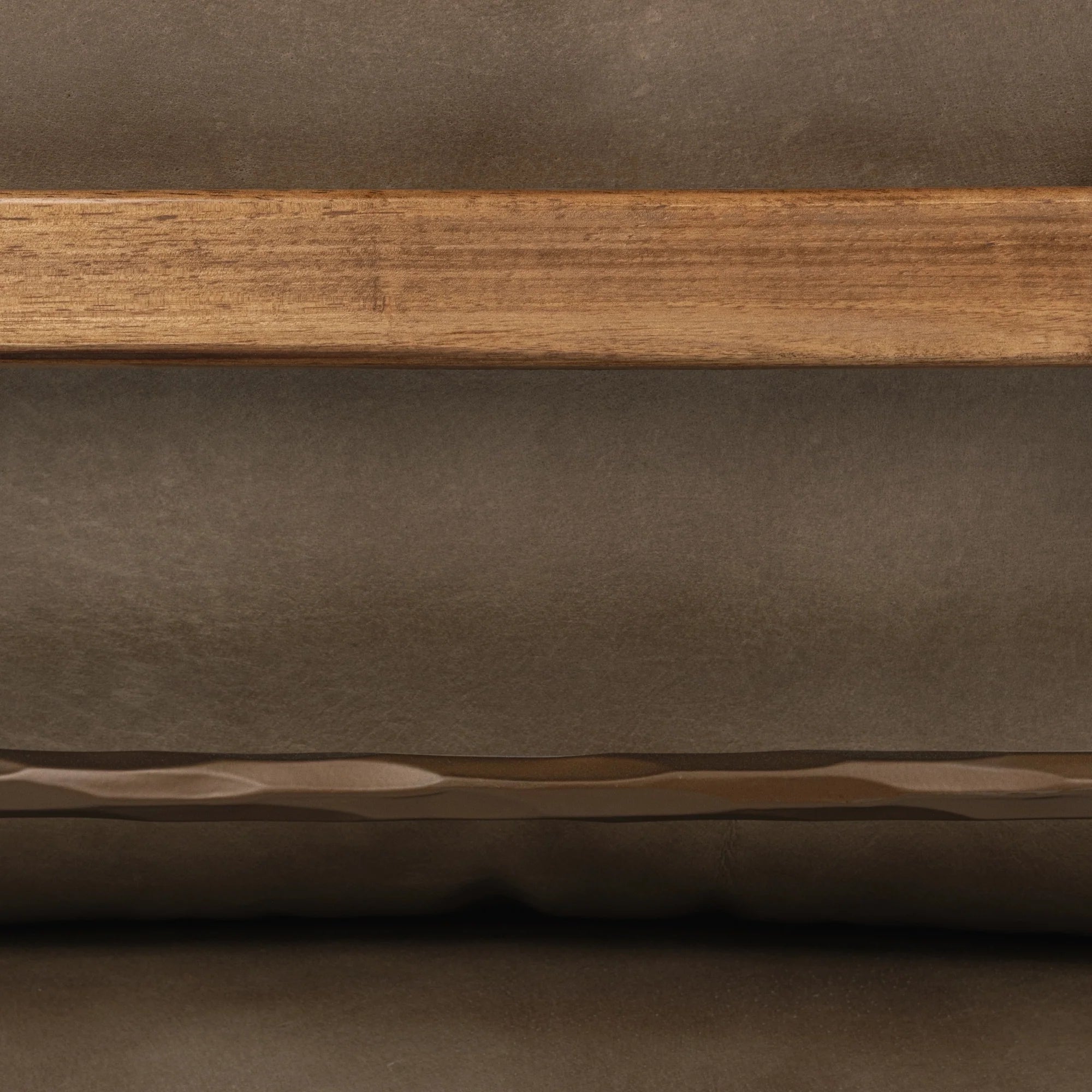 Everly 27" Top Grain Leather Accent Chair - Truffle Brown