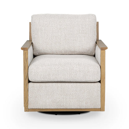 Ailani 32" Swivel Chair - Almond Cocoa