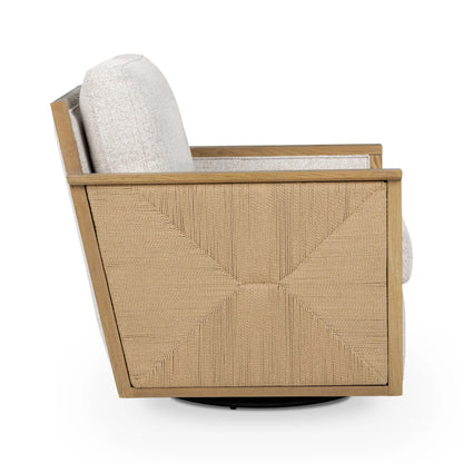 Ailani 32" Swivel Chair - Almond Cocoa