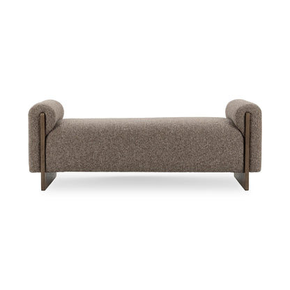 Linnea 60" Upholstered Bench - Bronzed Cocoa