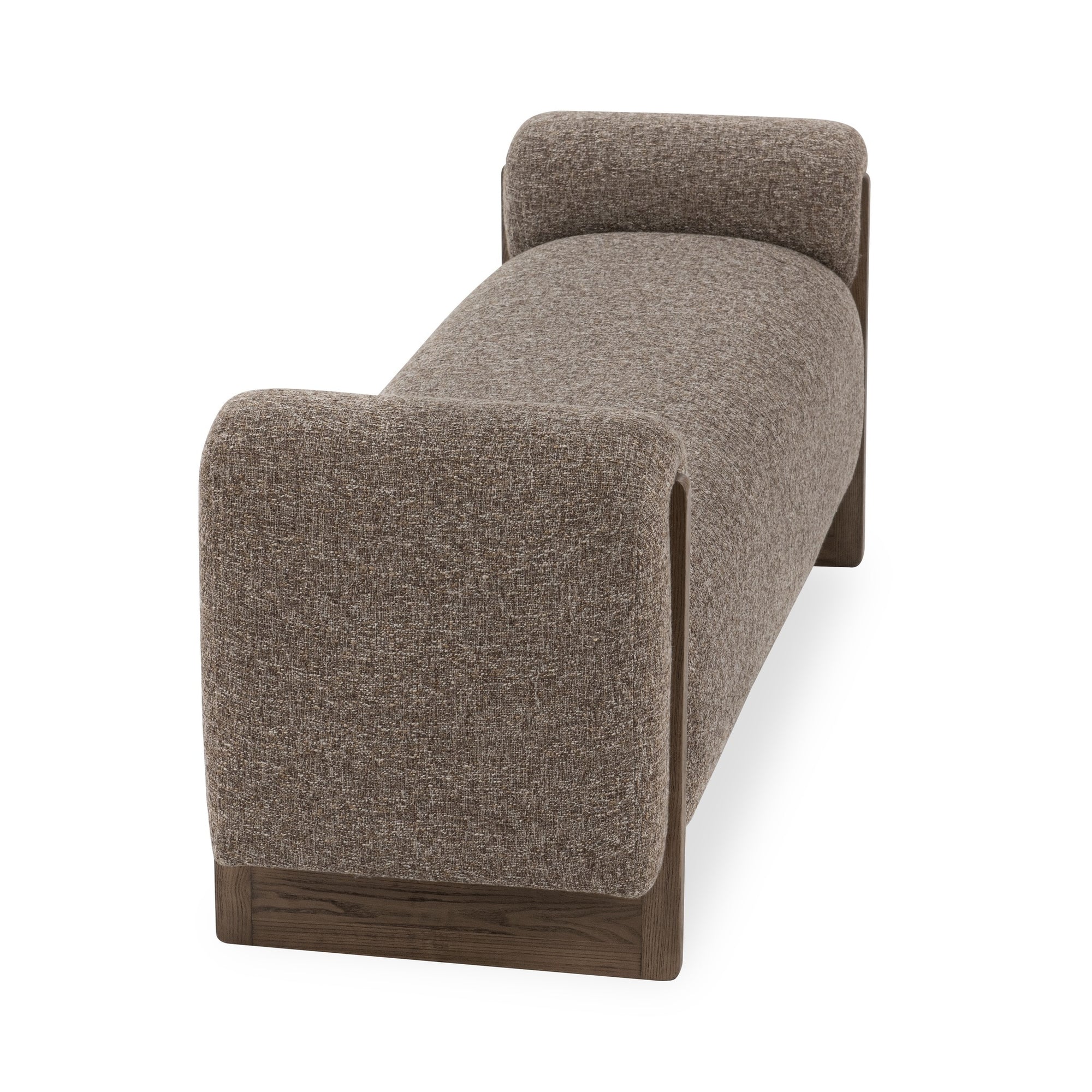 Linnea 60" Upholstered Bench - Bronzed Cocoa