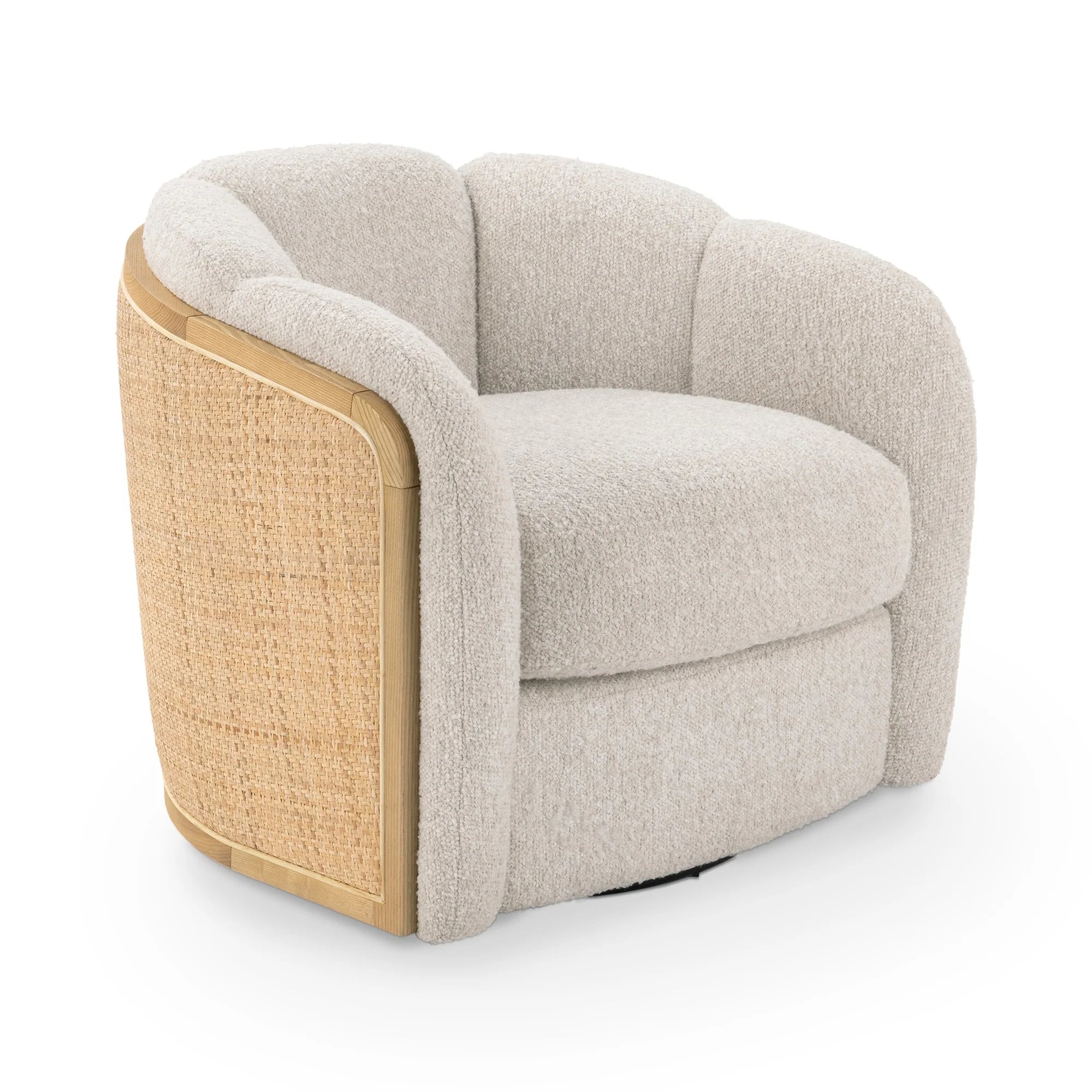 Kolter 34" Swivel Chair - Coastal Sand