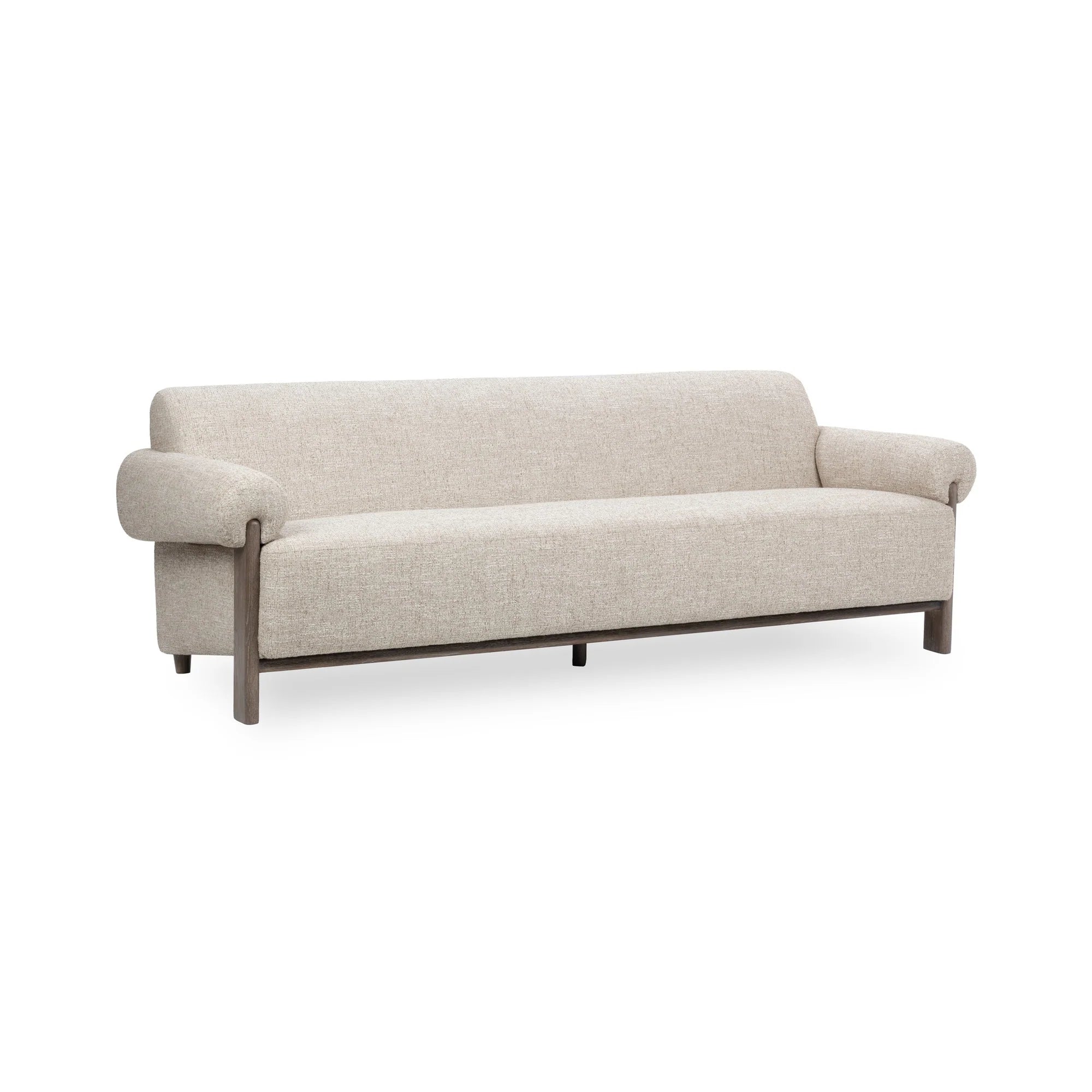 Milani 91" Bench Cushion Sofa - Latte