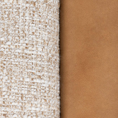 Quinn 42" Top Grain Leather Accent Chair - Latte