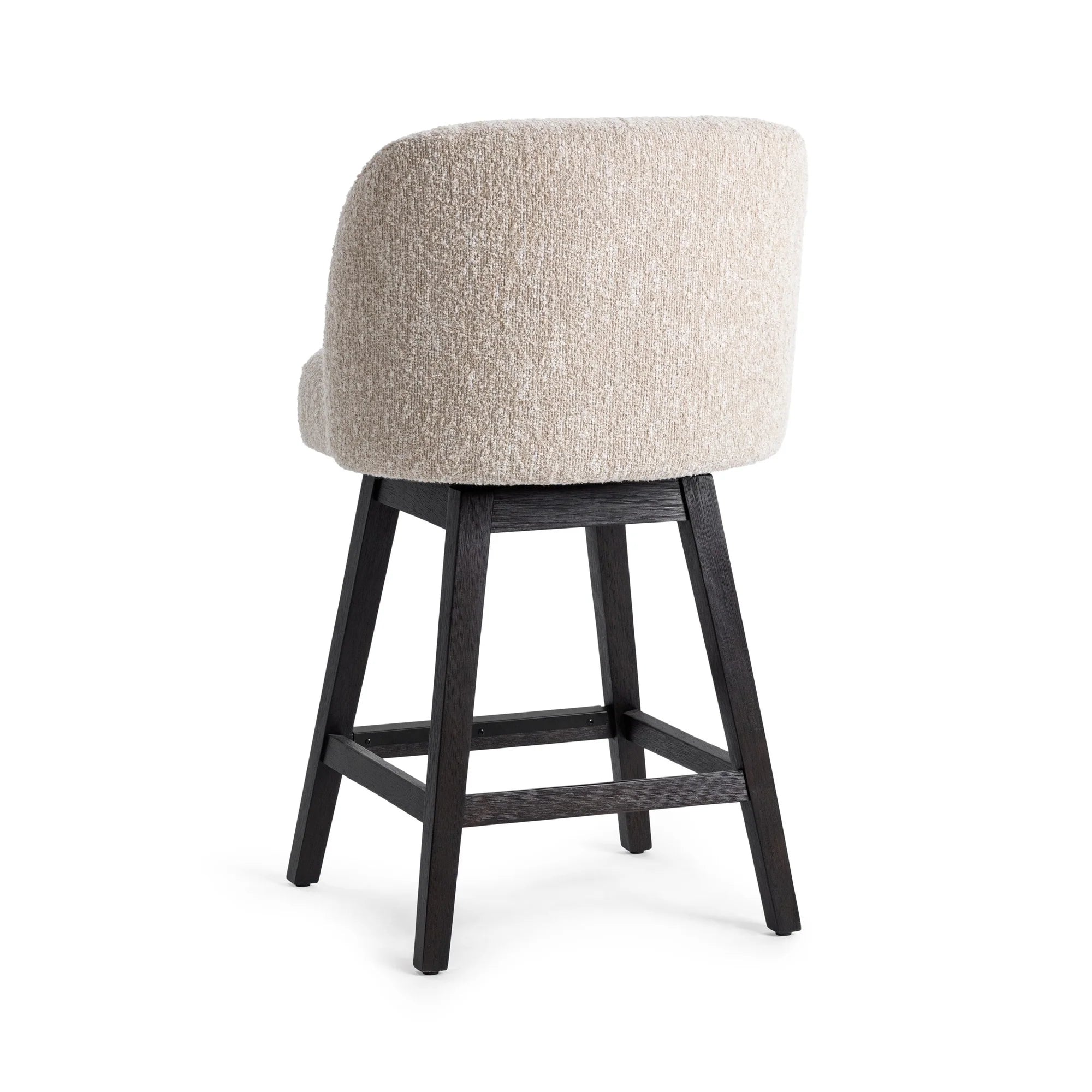 Dutton Swivel Counter Stool - Sandy Cream
