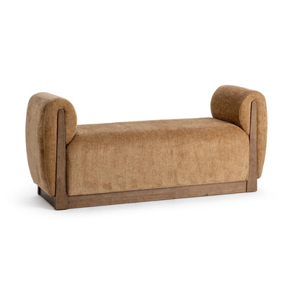 Franklin 62" Upholstered Bench - Spiced Amber