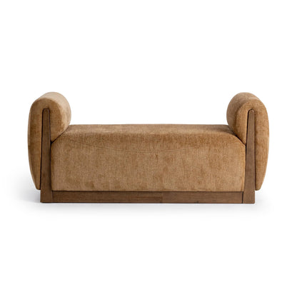 Franklin 62" Upholstered Bench - Spiced Amber