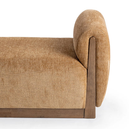 Franklin 62" Upholstered Bench - Spiced Amber