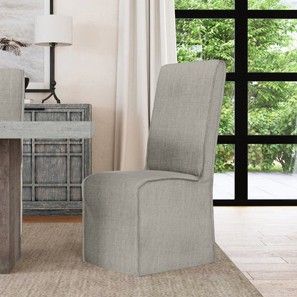 Greta Slipcover Dining Chair - Fawn