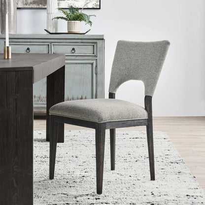 Amaya Oak Dining Chair - Gray