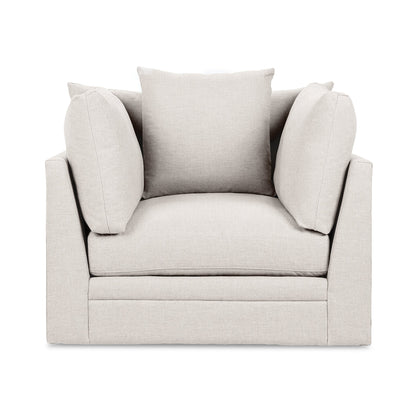 Jettson 46" Swivel Chair - Flax