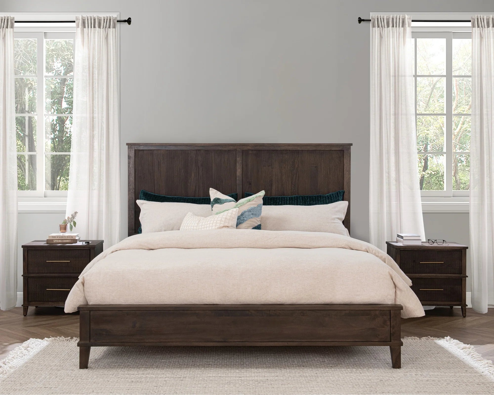 Westland 66" Queen Bed - Kona Brown