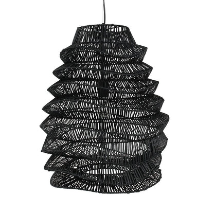 Raven 19" Iron Chandelier - Black
