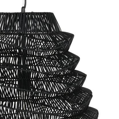 Raven 19" Iron Chandelier - Black