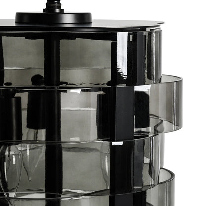 Oliver 12" Tall Chandelier - Black