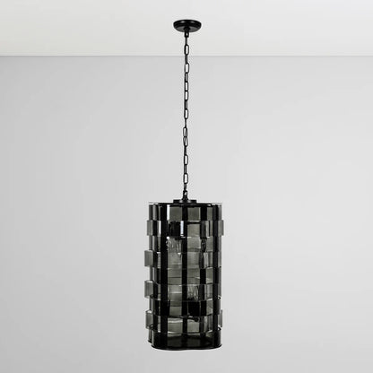 Oliver 12" Tall Chandelier - Black