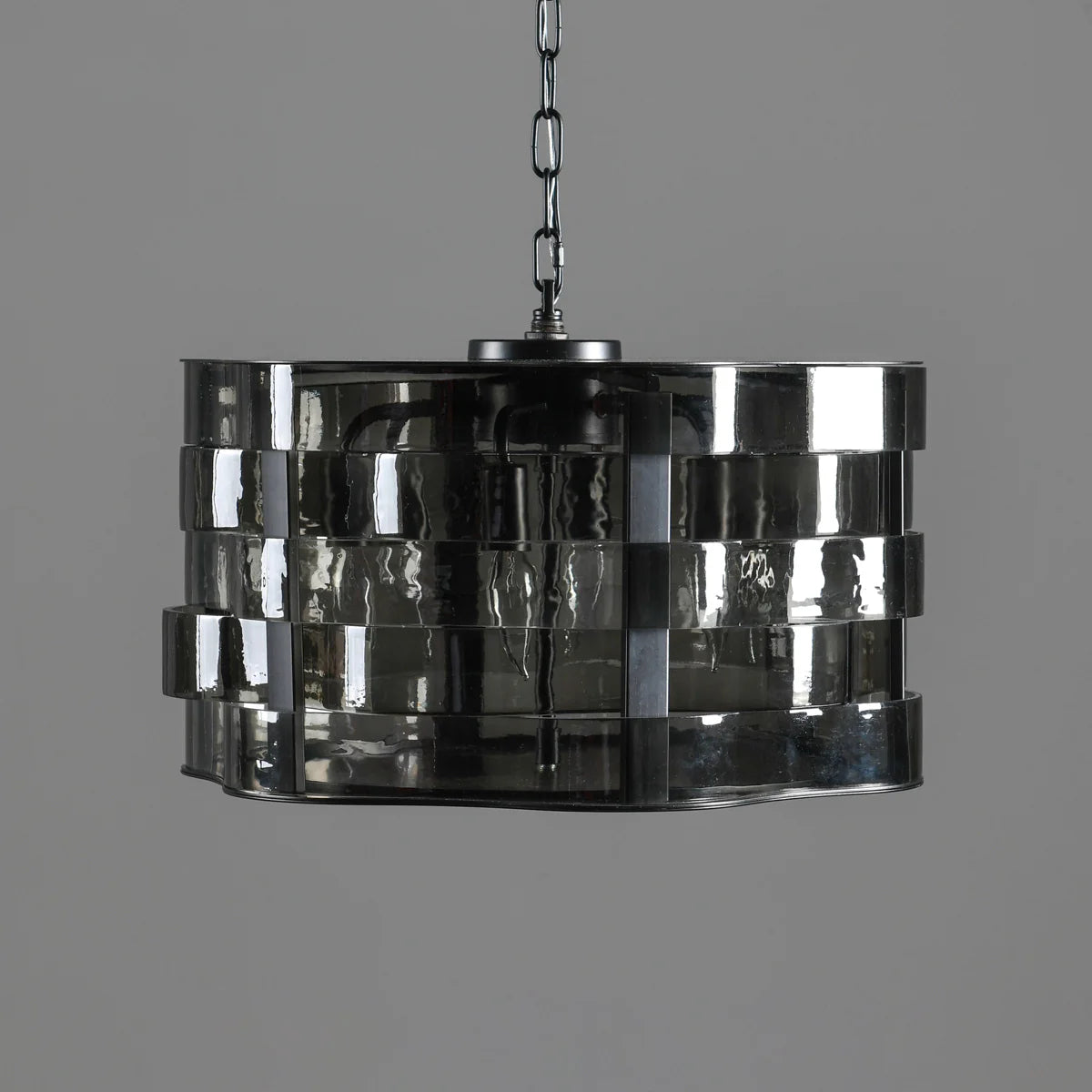 Oliver 20" Wide Chandelier - Black