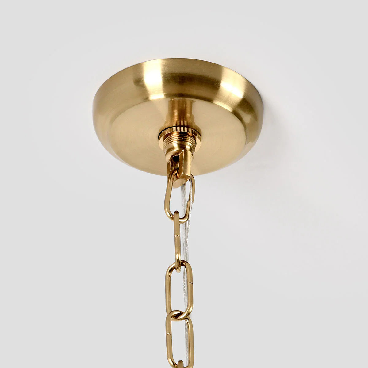 Clare 33" Glass Round Chandelier - Gold