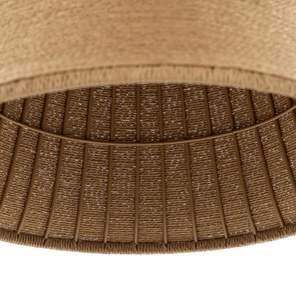 Warren 15" Pendant - Rattan