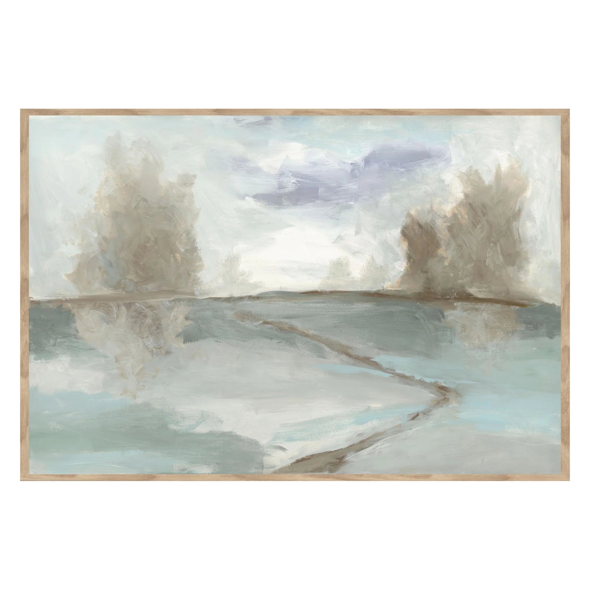 Blue 48x72 Forest Painting by Buddy