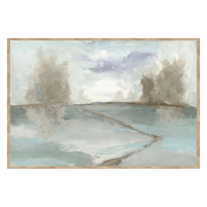 Blue 48x72 Forest Painting by Buddy