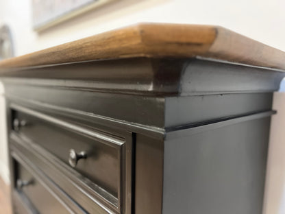 Franklin 42" 5 Drawer Chest - Espresso + Washed Natural