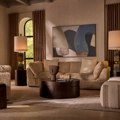 Cascade 42" Coffee Table - Onyx Oak