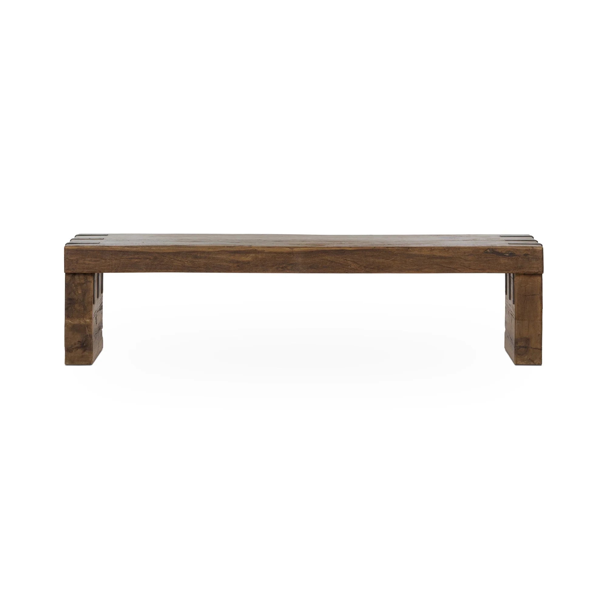 Shania 72" Reclaimed Wood Bench - Natural