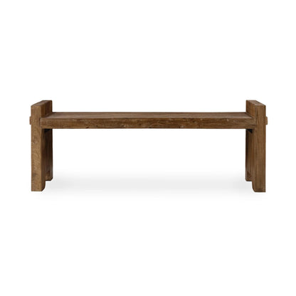 Charlize 56" Reclaimed Wood Bench - Natural