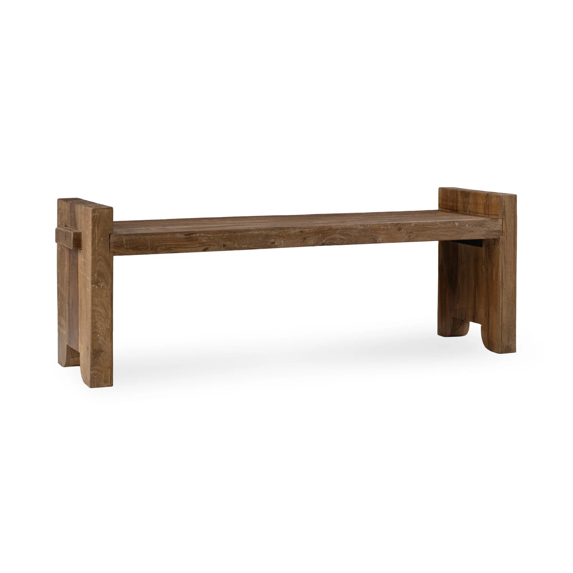 Charlize 56" Reclaimed Wood Bench - Natural