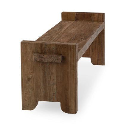 Charlize 56" Reclaimed Wood Bench - Natural
