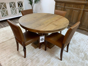 Marcia 53" Acacia Round Dining Table - Natural