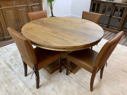 Marcia 53" Acacia Round Dining Table - Natural