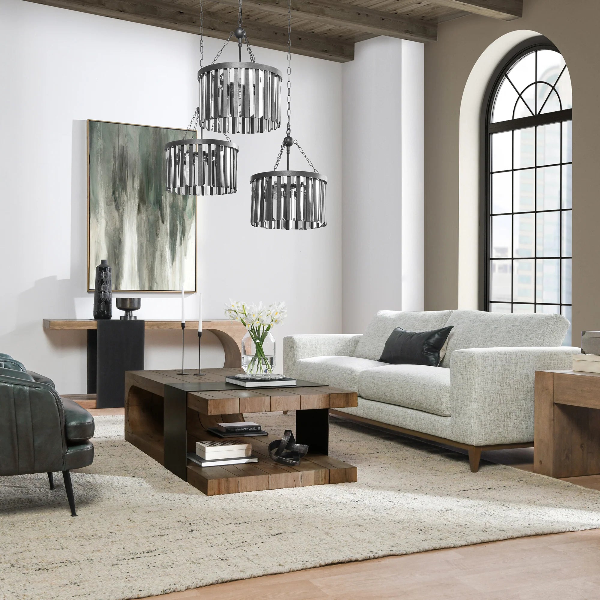 Doster 72" Console Table - Cafe Brown