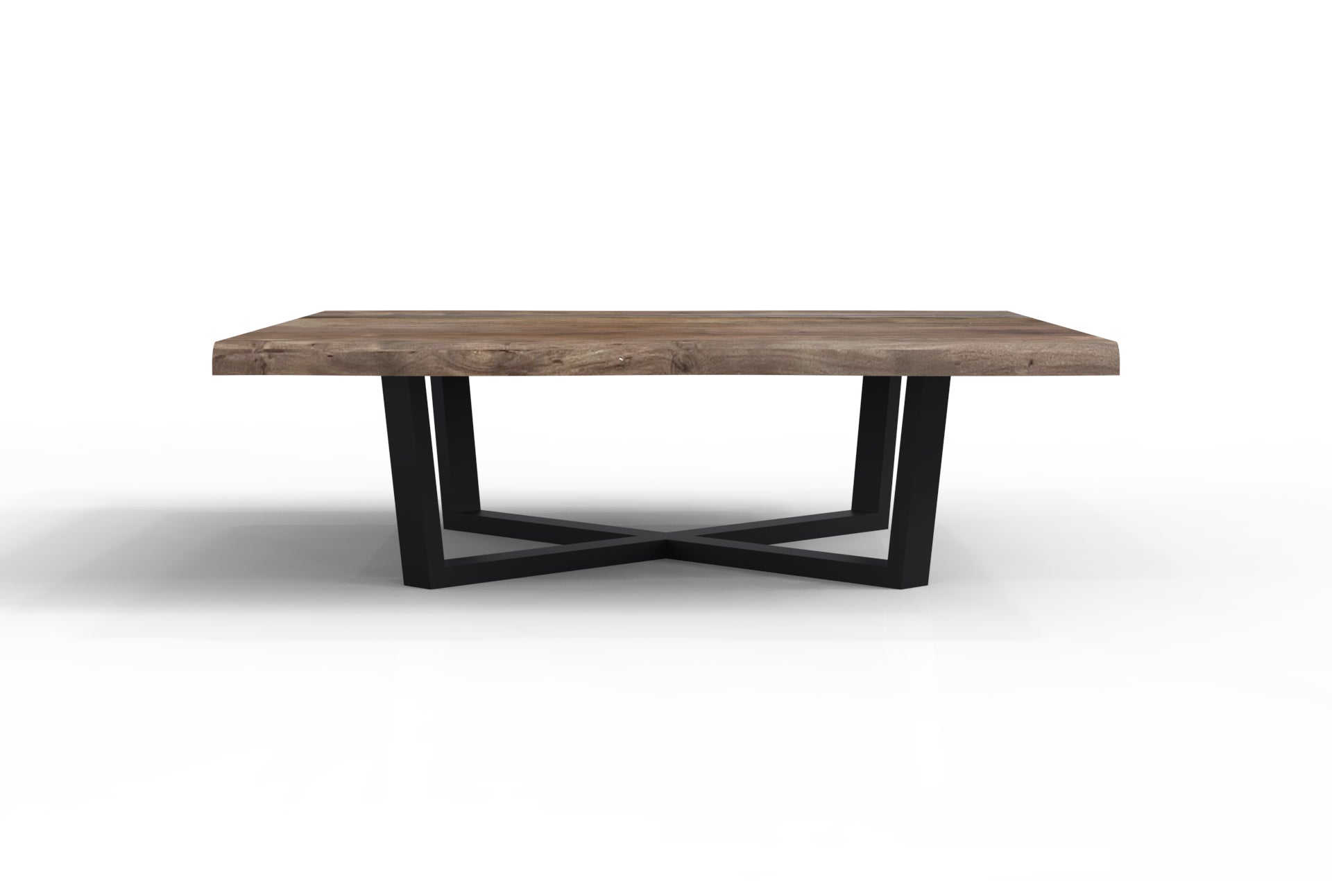 Nathan 60" Square Live Edge Coffee Table - Tempest