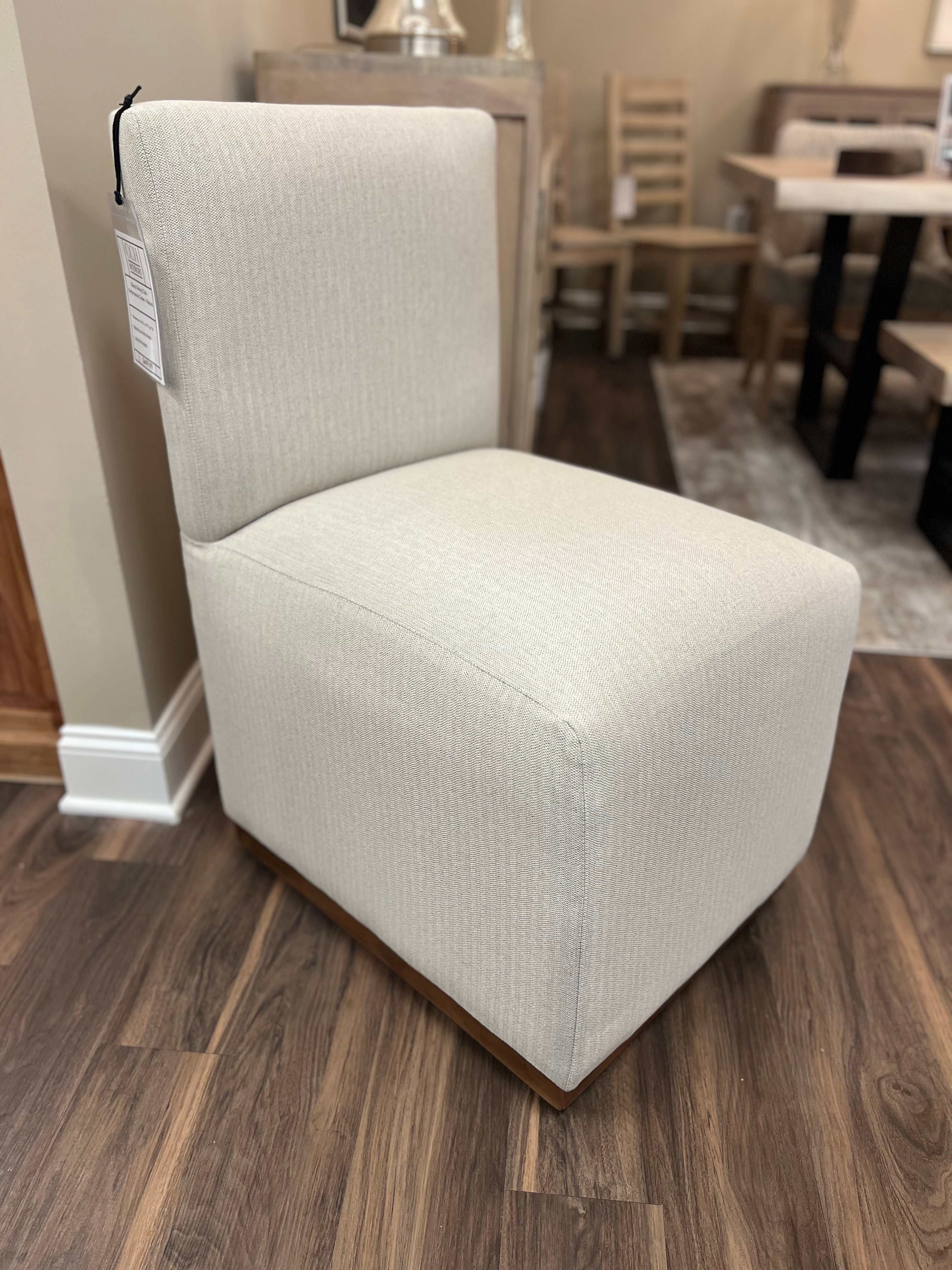 Bianca Dining Chair -  Performance Cream + Natural