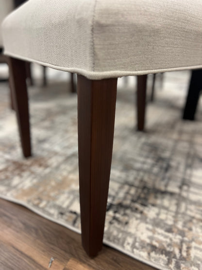 Jonas Dining Chair -  Performance Ecru + Natural & Smoke