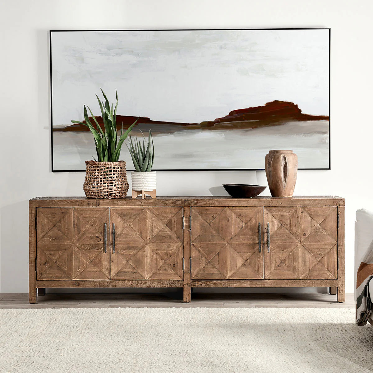 Elan 104" Reclaimed Pine Sideboard