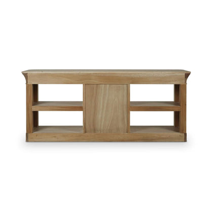 Jeri 79" 5 Drawer Mahogany Console Table - Fruitwood