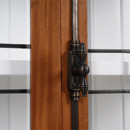 Zinnia 47" 2 Door Tall Cabinet - Antique French + True White